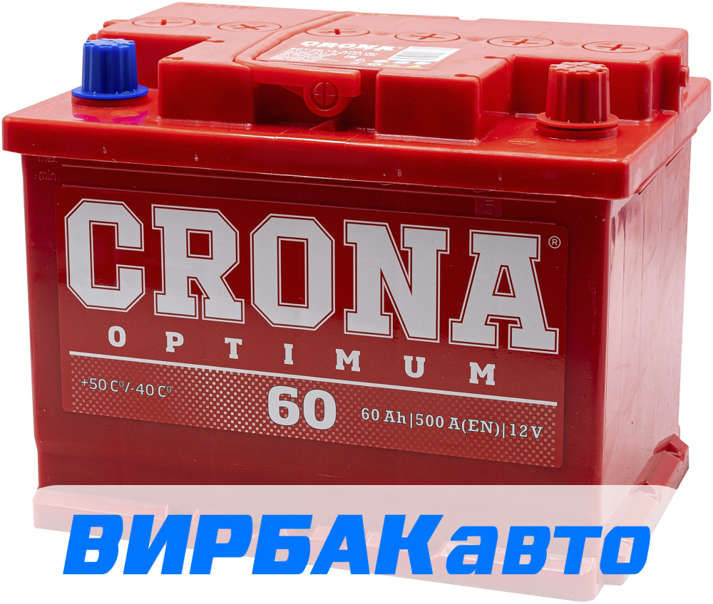 Аккумулятор CRONA 60 Ач 500 А обратная